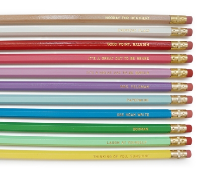 How To Get Them Writing By Using Personalized Pencils